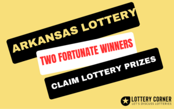 Two lucky Arkansans collected their lotto winnings!